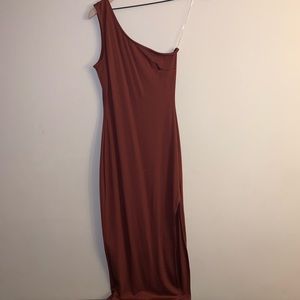 One strap midi dress